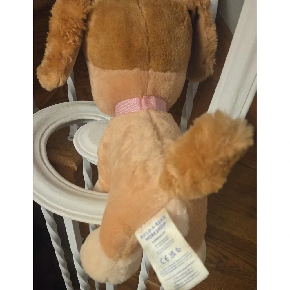 Skye PAW Patrol Dog Plush Build A Bear Workshop Nickelodeon Pink Eyes Collar EUC